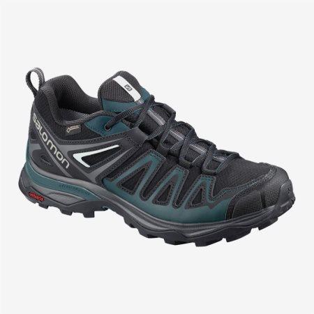 Scarpe Trekking Salomon X ULTRA 3 PRIME GTX W Donna Nere/Verdi IT 9-K43